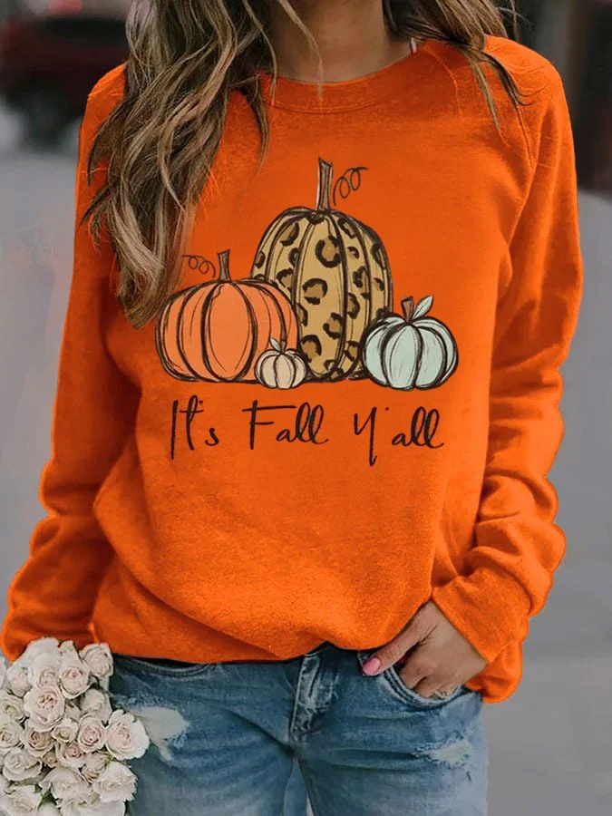 Women's  It'S Fall Y'All  Design Sweatshirt