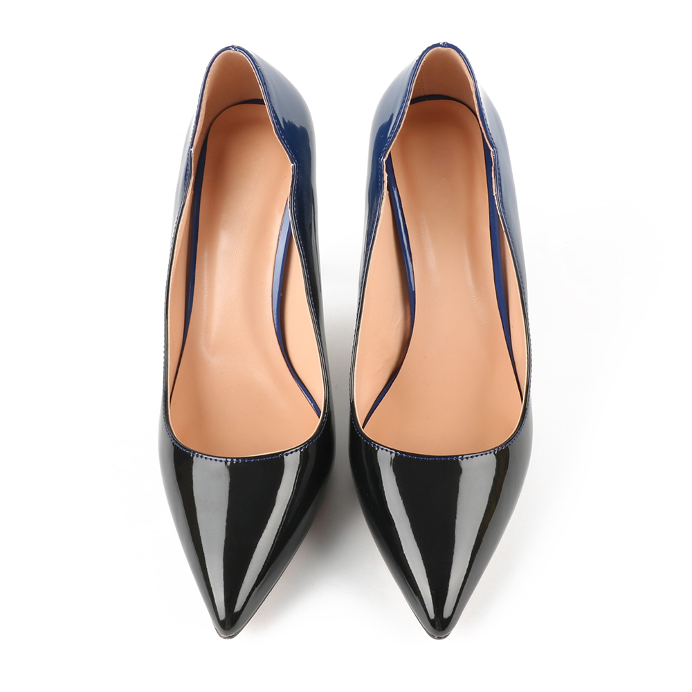 100mm Women's Red Bottom High Heels for Party Wedding Patent Pumps-MERUMOTE