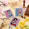 (3pcs)Sailor Moon Partial Counted Cross Stitch Fridge Magnet Kit 14CT 2-Strand 7x8cm Backstitch tapestrymarket