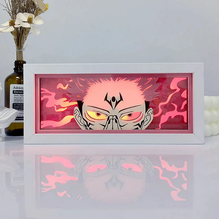3D LED Box Light - Jujutsu Kaisen-Sukuna