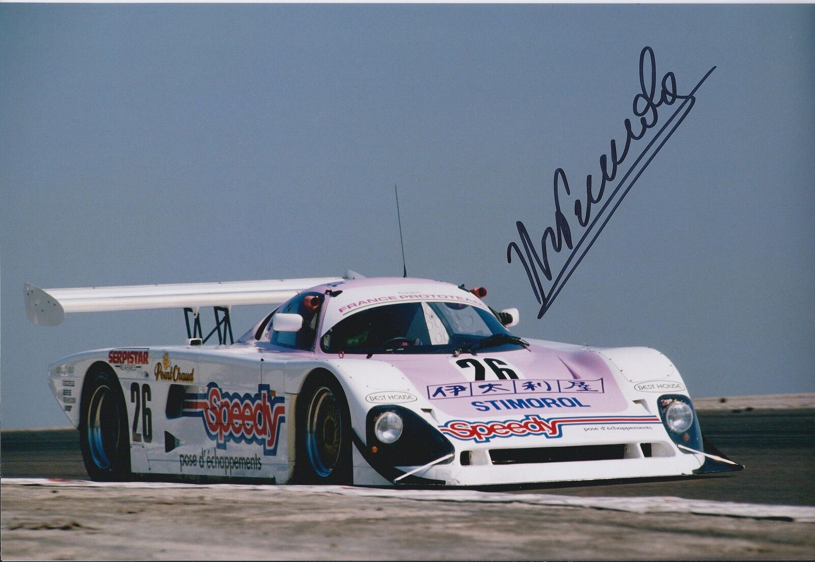 Henri PESCAROLO SIGNED FORD World Sportscar 12x8 Photo Poster painting AFTAL Autograph COA