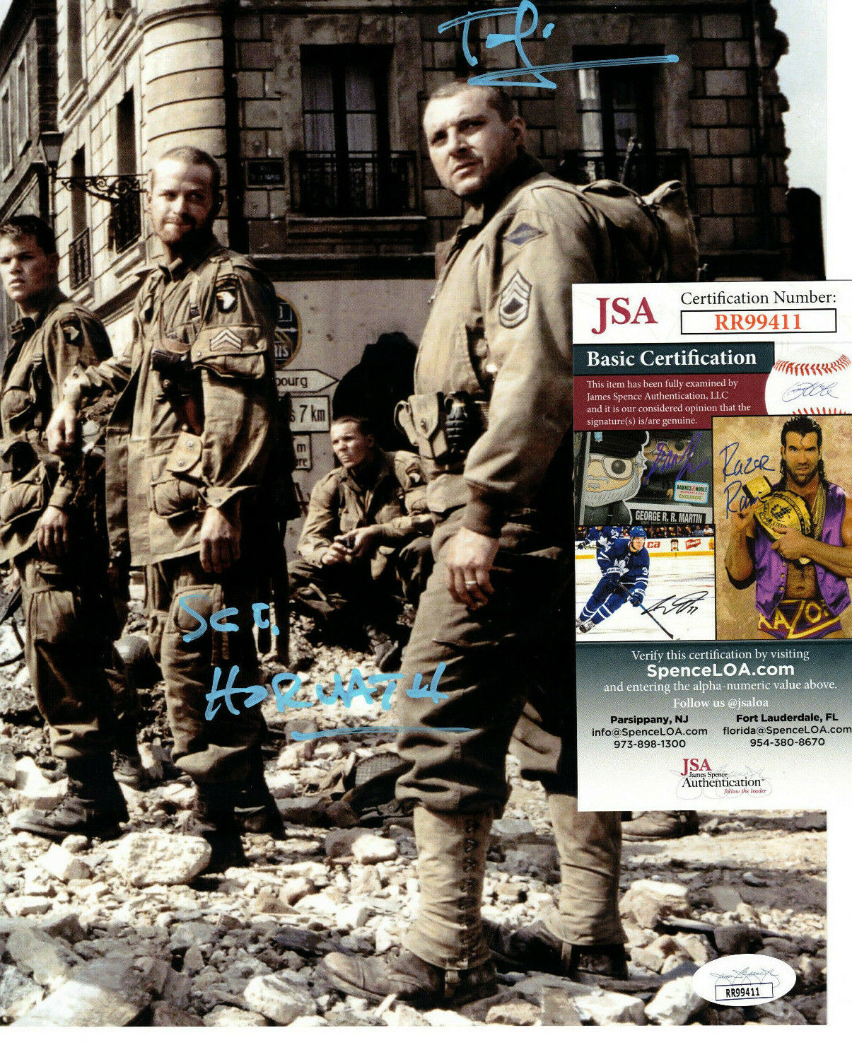 Tom Sizemore Signed 8x10 Photo Poster painting Auto, Saving Private Ryan, Sgt. Horvath, JSA COA