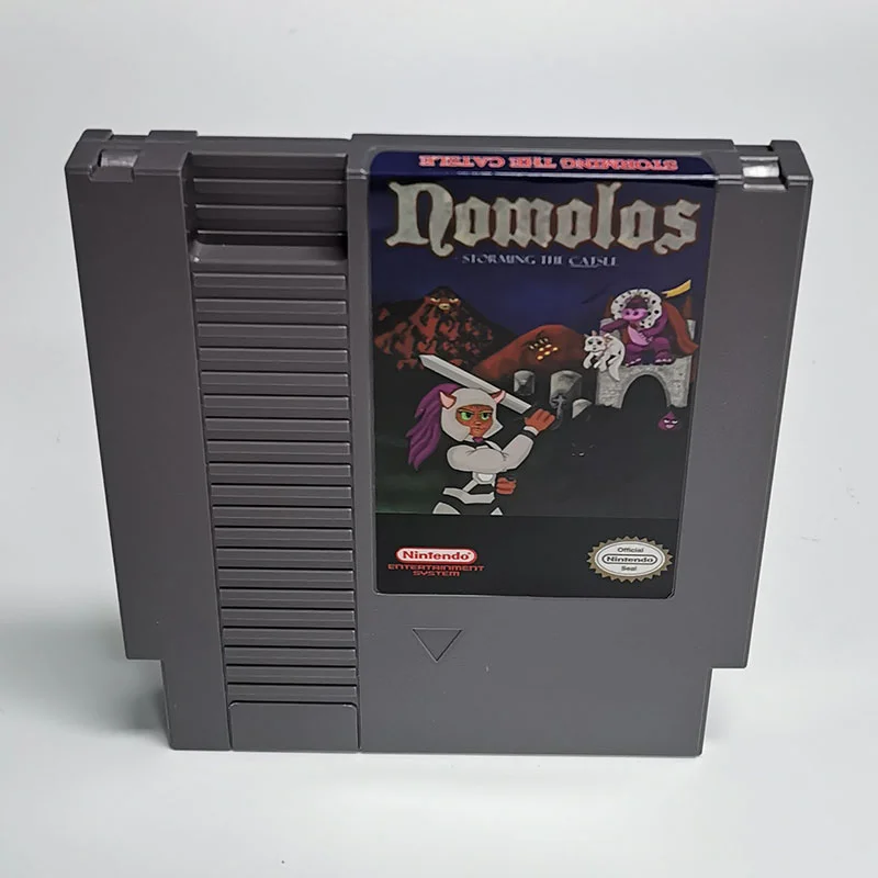 Nomolos: Storming the CATsle For Nintendo NES - 8 Bit Game Cartridge