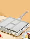 4Cup Egg Frying Pan Nonstick Breakfast Omelet Pan for Gas Stove Induction Cooker