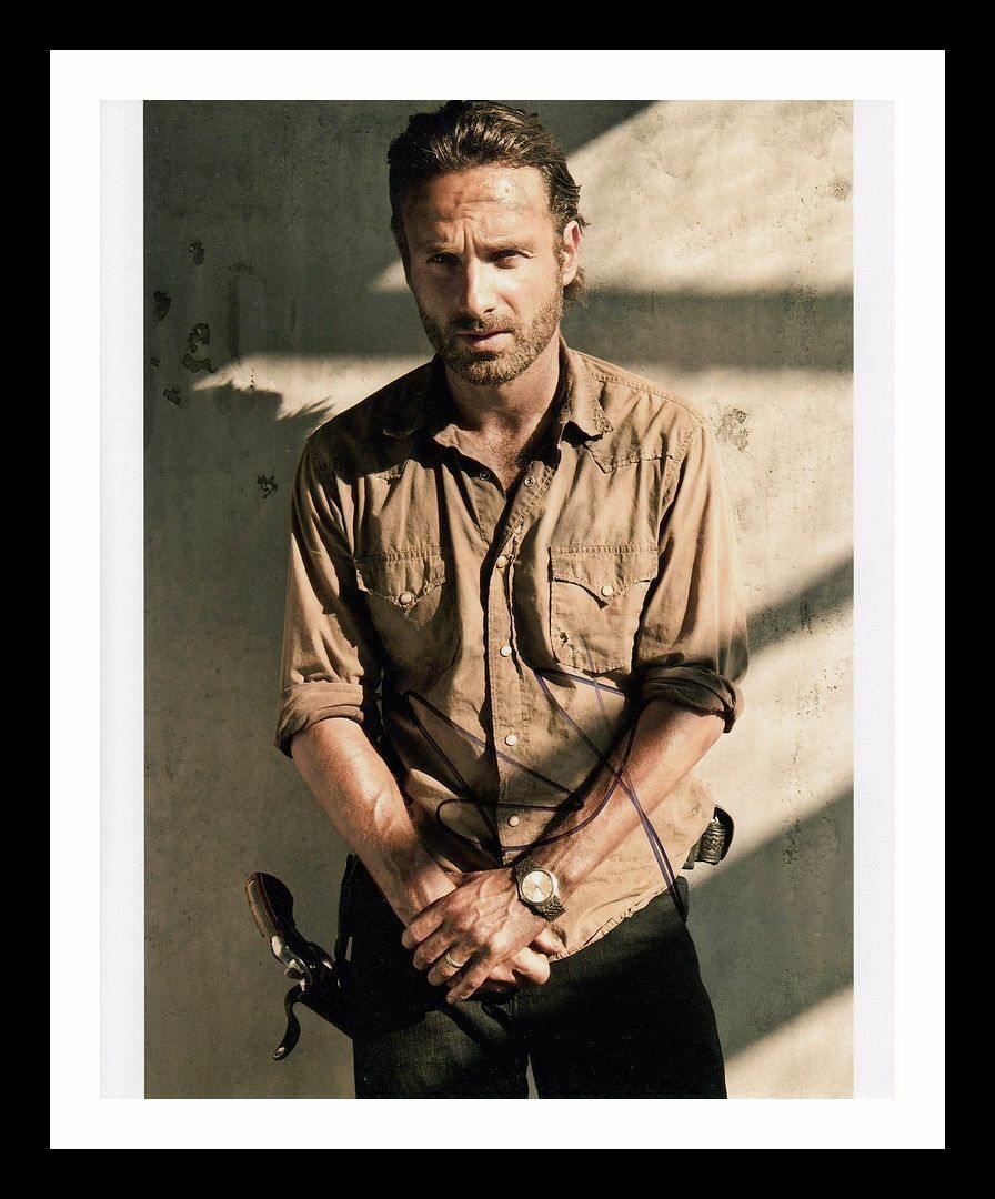 Andrew Lincoln - The Walking Dead Autograph Signed & Framed Photo Poster painting 1