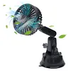 Sucker Electric Car Fan 12V 24V USB Operated Fan for Truck SUV Sedan RV Van Boat