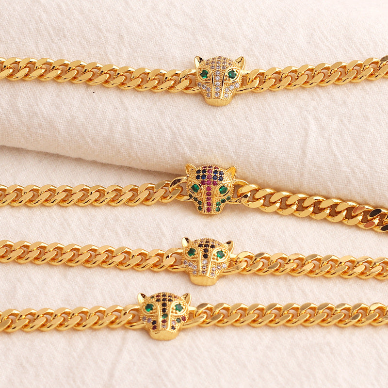 Minimalist Zircon Electroplating Bangles