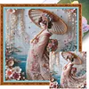 Kimono Girl-11CT Stamped Cross Stitch 50*50cm tapestrymarket