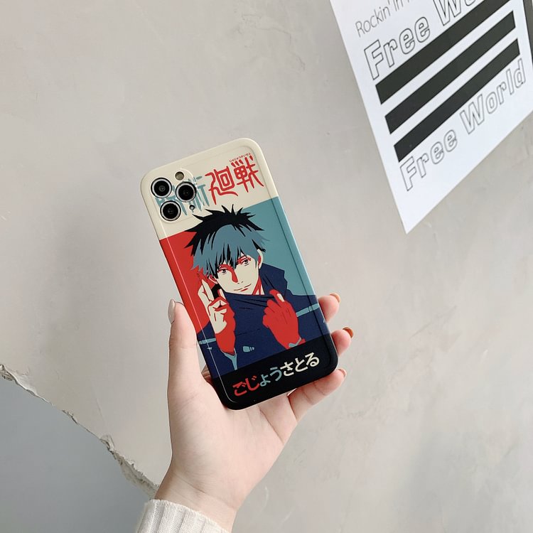 Jujutsu Kaisen Gojo Satoru Itadori Yuji Anime Phone Case For Iphone weebmemes