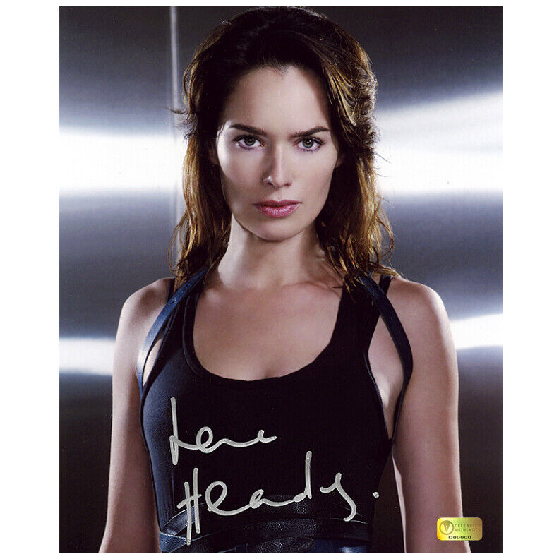 Lena Headey Autographed Terminator: The Sarah Connor Chronicles 8×10 Promo Photo Poster painting