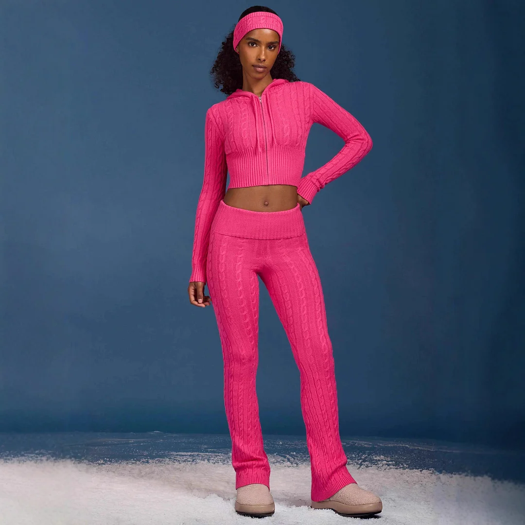 Nigikala Nigikala 2025 New French Open Shoulder Long Sleeve Design Knitting Wool Repair Outside The Dress Woman