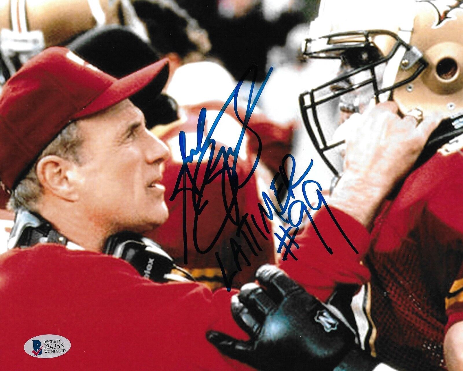 Andrew Bryniarski Signed 8x10 Photo Poster painting BAS COA The Program Football Movie Lattimer