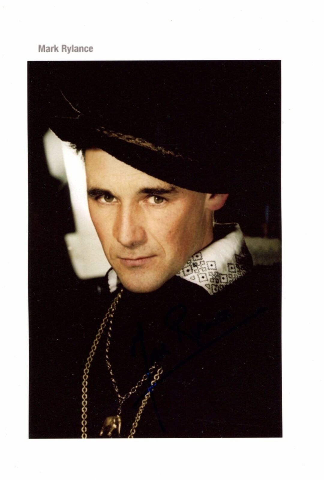 Mark Rylance ACTOR autograph, signed Photo Poster painting