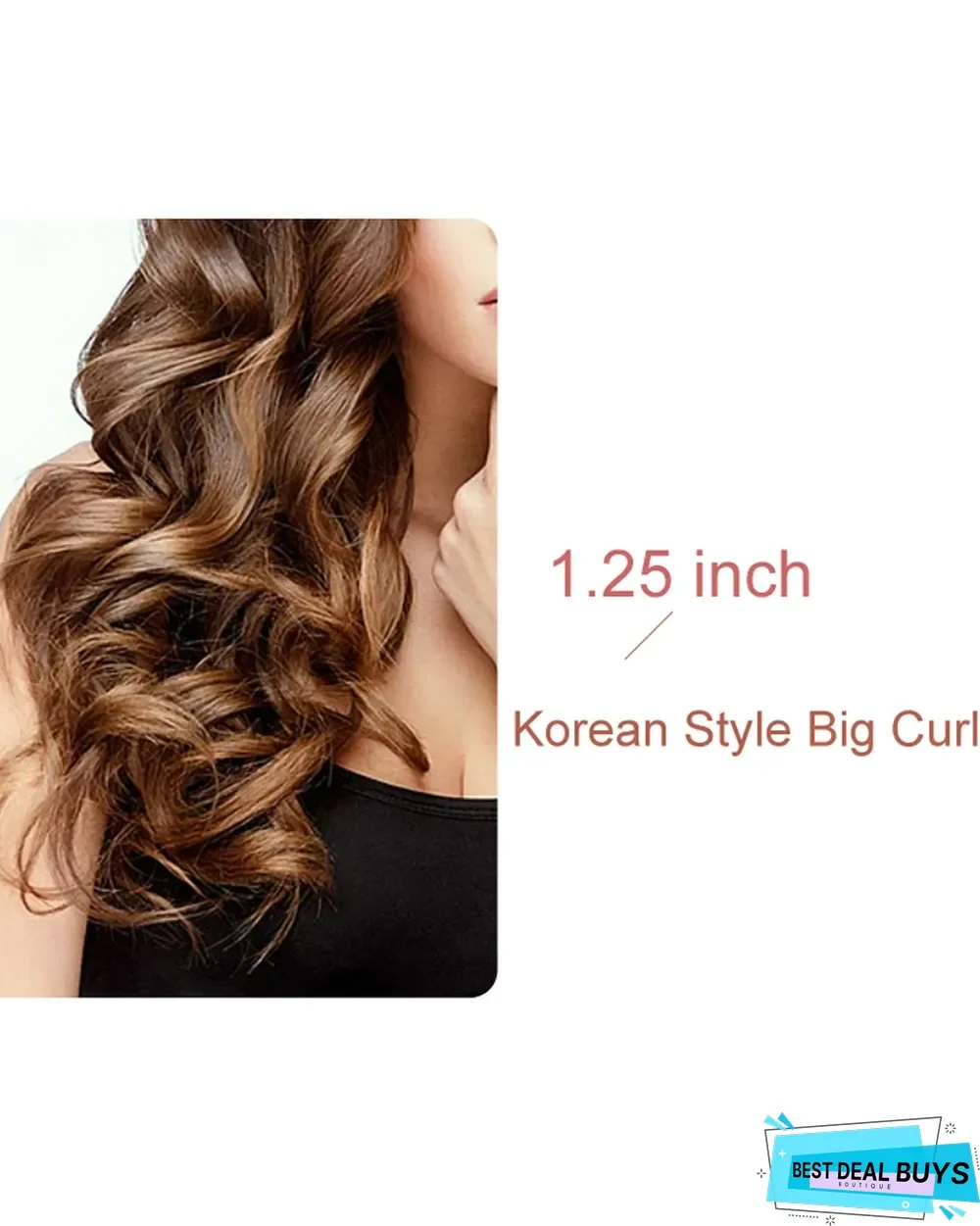 Oteya&trade; Double Ceramic Coating Multi-Functional Curling Iron