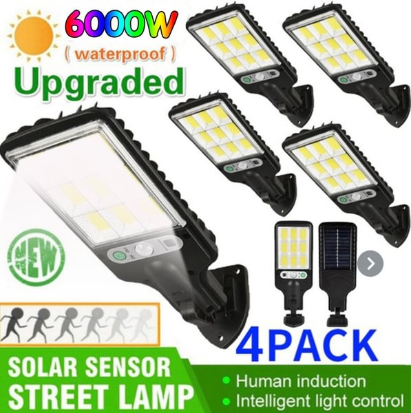 Newest Solar Street Lights Outdoor, 100/5000/6000W Wall Light Halloween Christmas Decoration Lights LED Motion Powered Outdoor Sensor PIR Garden - Shop Trendy Women's Fashion | TeeYours