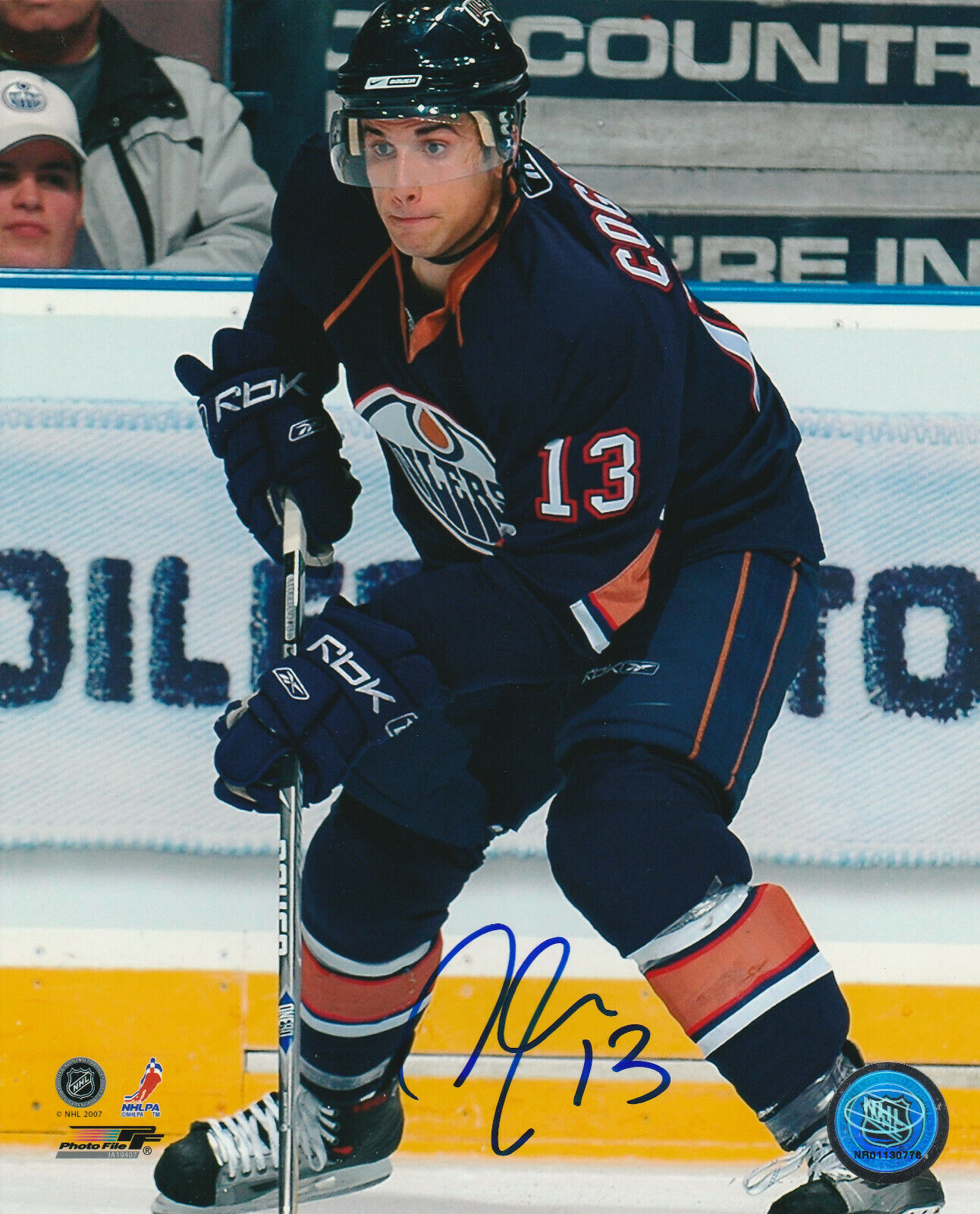 ANDREW COGLIANO SIGNED EDMONTON OILERS 8x10 Photo Poster painting #2 Autograph