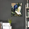 Diamond Painting -DIY Round Drill Blue White