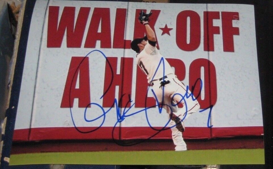Gregor Blanco San Francisco Giants SIGNED World Series 8X10 Photo Poster painting Autographed