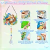 2pcs Birds Diamond Painting Double-sided Crystal Window Suncatcher Craft Set Birthday Gifts Home Garden Decor Hanging Kit