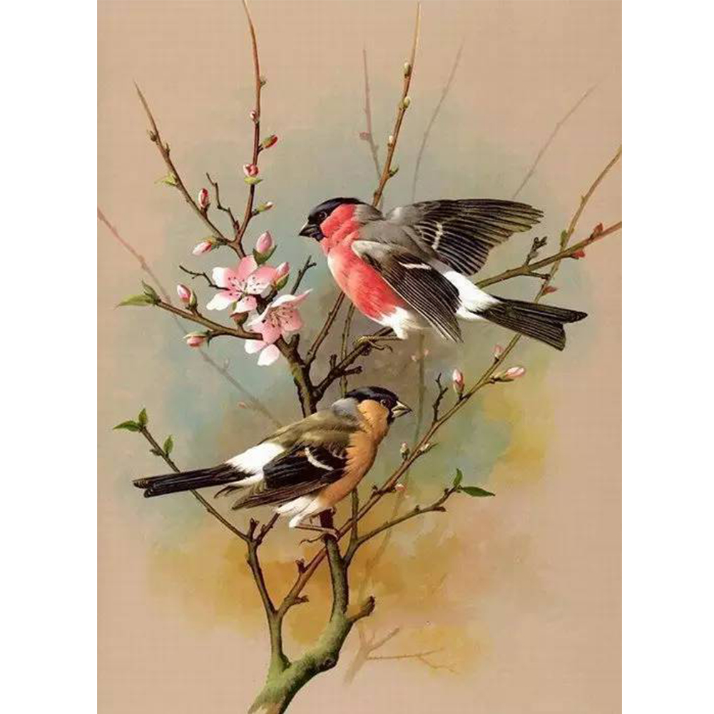 

30*40CM - Round Drill Diamond Painting - Bird, 501 Original