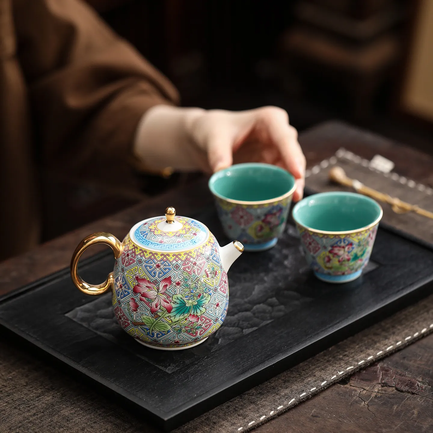 Artisan-Made Enamel Coffee Cups & Mugs
