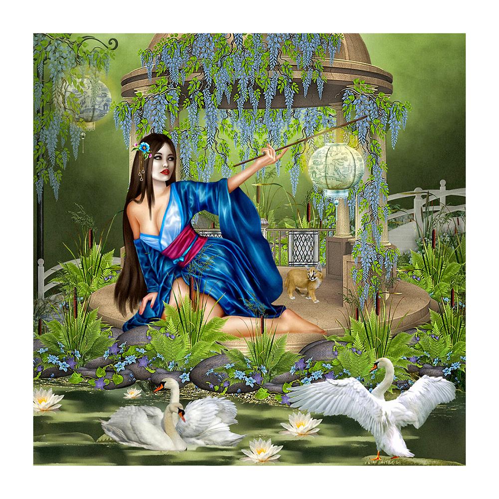 

Girl - Round Drill Diamond Painting - 30*30CM, 501 Original