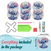 8pcs Cartoon DIY Diamond Painting Holz Untersetzer Kits mit Halter (Stich)