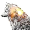 Diamond Painting -DIY Round Drill Wolf(40*40 CM)