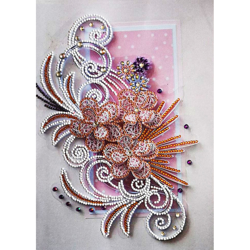 

Flower Quilling Paper - Special Shaped Diamond Painting - 30*40CM, 501 Original