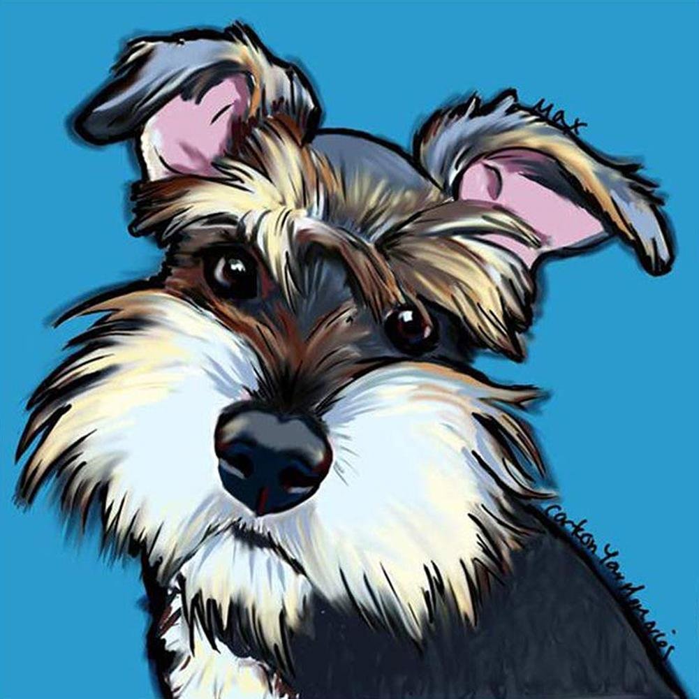 Diamond Painting - Full Round Drill - Dog(30*30cm)