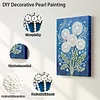 (20x30cm)DIY Dandelion Framed Handmade Pearl Painting Art Craft Kit Living Home Decor