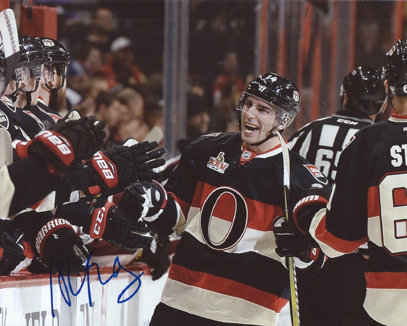 Alex Alexandre Burrows Signed 8x10 Photo Poster painting Ottawa Senators Autographed COA