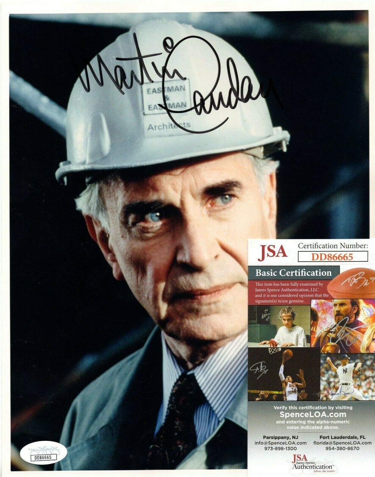 Martin Landau Actor Hand Signed Autograph 8x10 Photo Poster painting with JSA COA