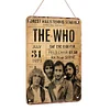 The Who - Wooden Signs - 20*30cm