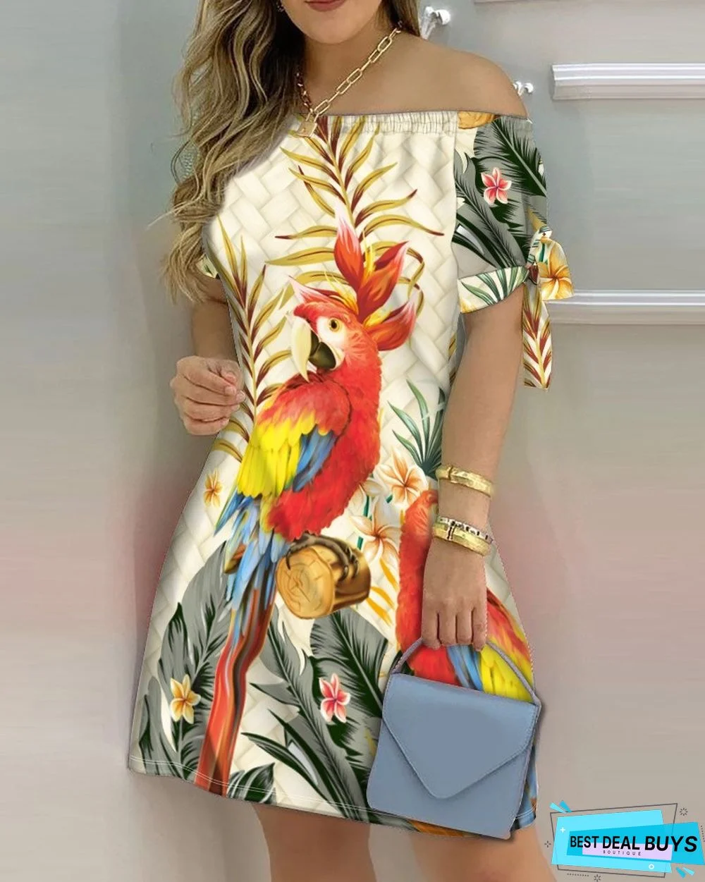 Fashion Sexy Women's Printed Dress