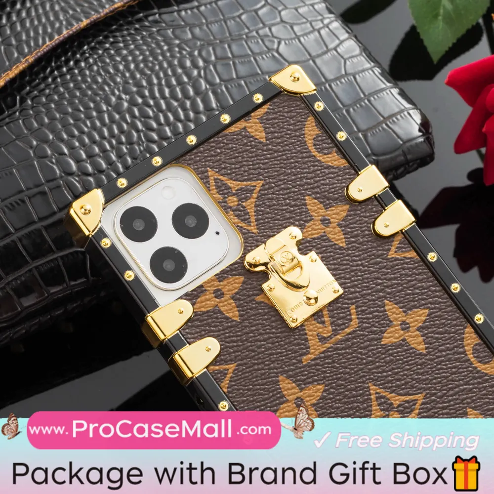 Classic Louis Vuitton Catwalk Crossbody Style Samsung Galaxy Cover Apple iPhone Cnvas Trunk Case