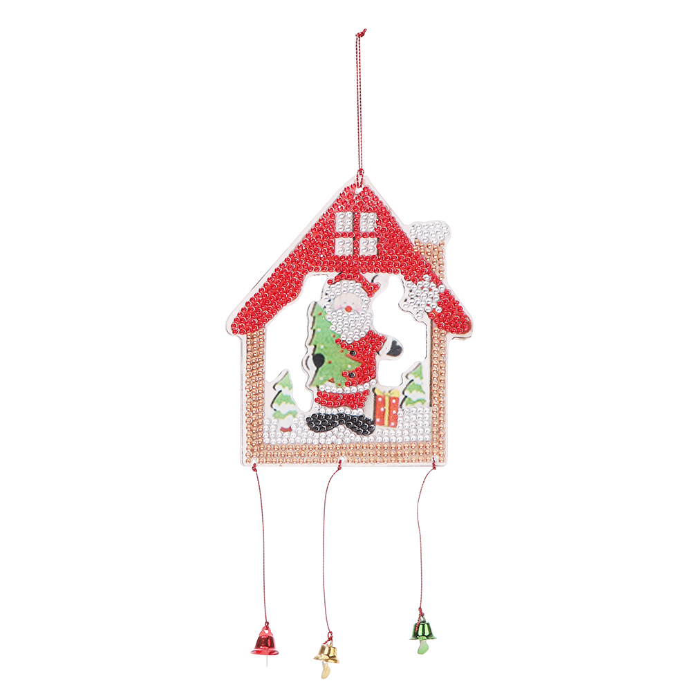 

House Santa Acrylic - 5D DIY Craft Pendant, 501 Original