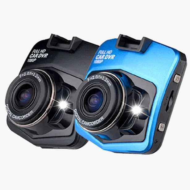 car gt300 full 1080p hd dvr dash camera with night vision black or blue