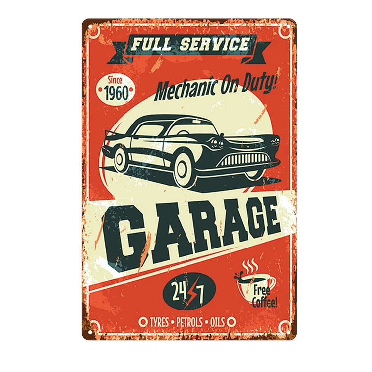 Car Services - Vintage Tin Signs/Wooden Signs - 8*12Inch/12*16Inch