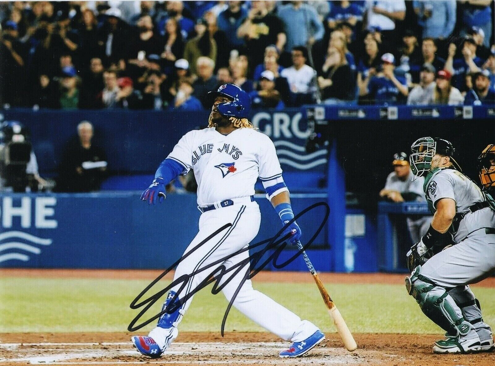 Vladimir Guerrero Jr Autographed Signed 8x10 Photo Poster painting ( Blue Jays ) REPRINT ,