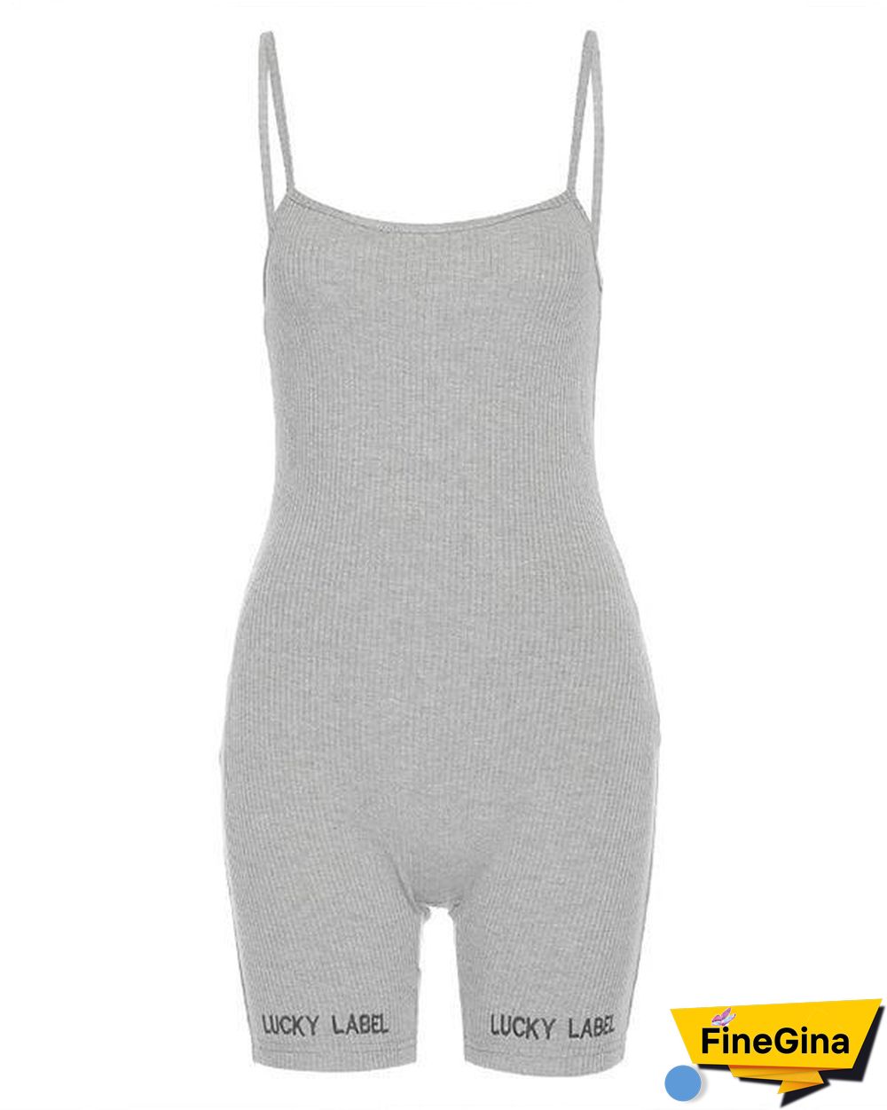 Spaghetti Strap Backless Sexy Rompe