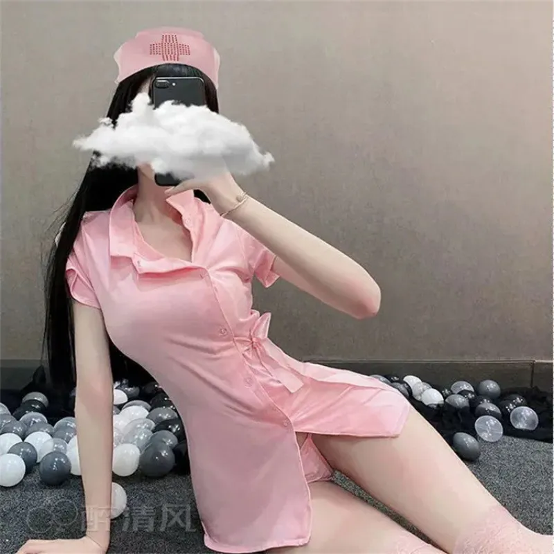 Churchf Sex Emotional Lingerie Female Super Tupling Passion Student Suit Uniform Seduction Open Pyjamas To Tease Maid Tout