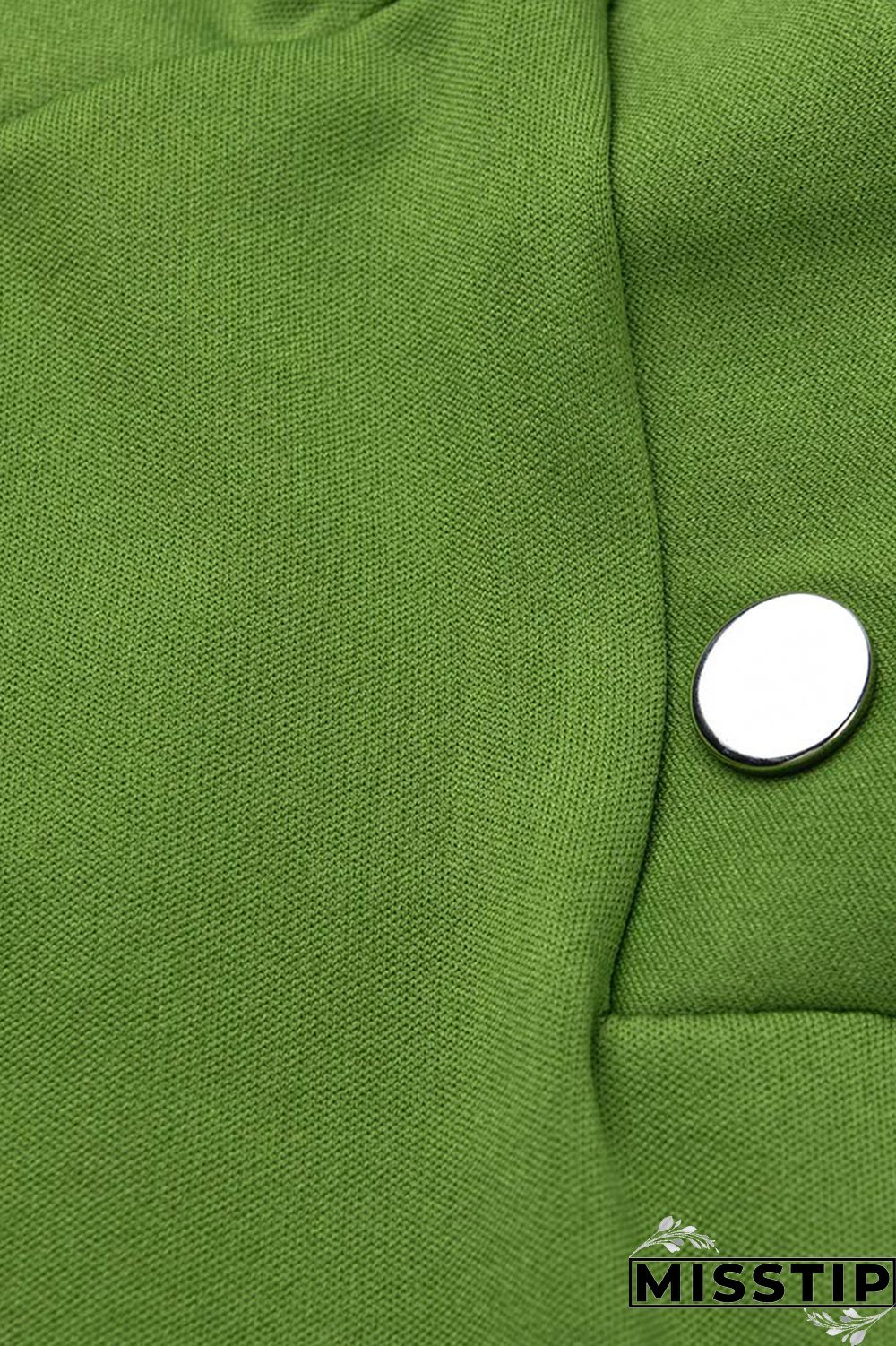 Green Fashion Casual Letter Print Basic Oblique Collar Long Sleeve Two Pieces