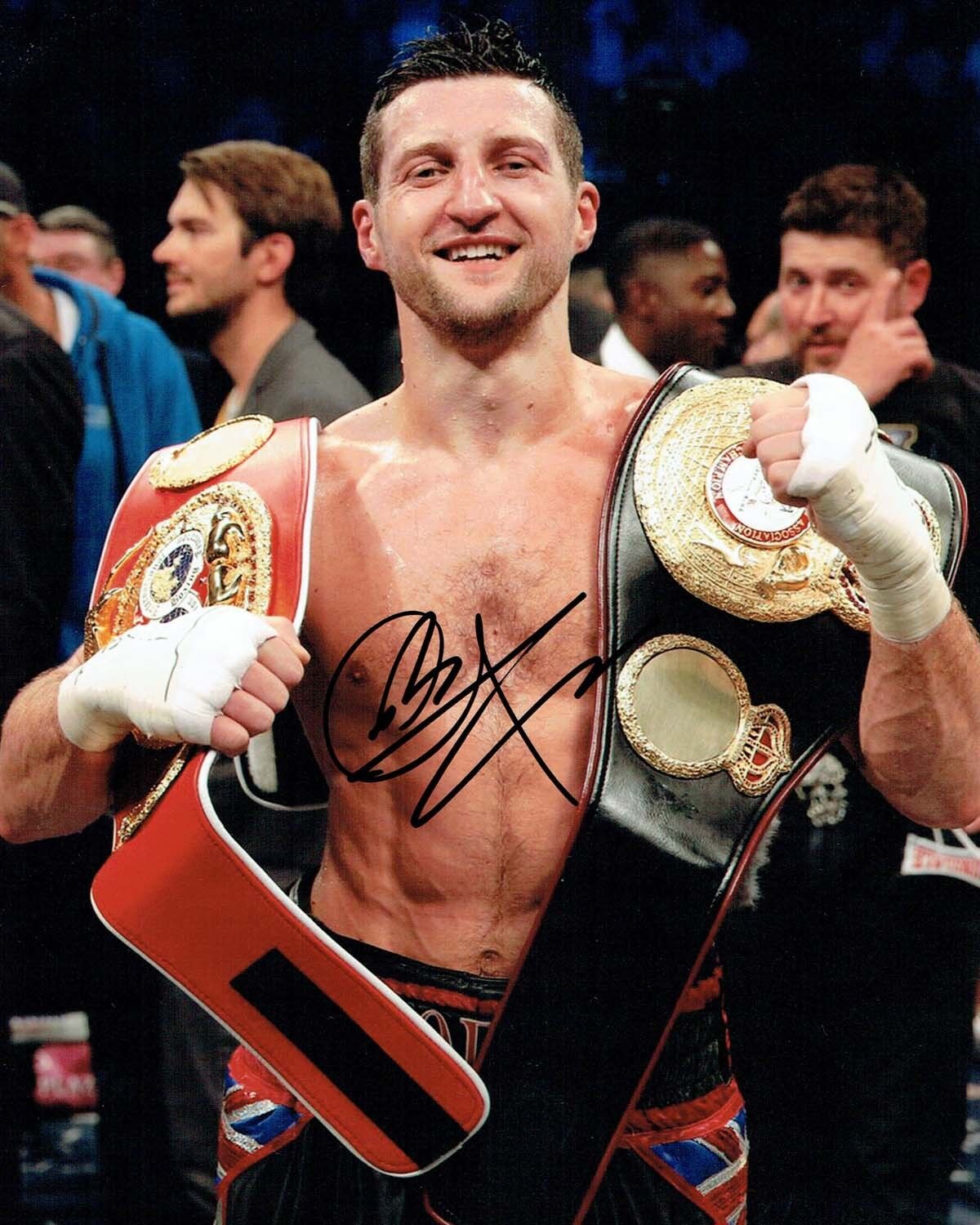 Carl The Cobra FROCH Signed Autograph Boxing Champion 10x8 Photo Poster painting 3 AFTAL COA