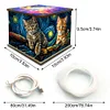 Outil d’aide au diamant portable aspirateur stylo de peinture au diamant kit (chat du ciel étoilé)