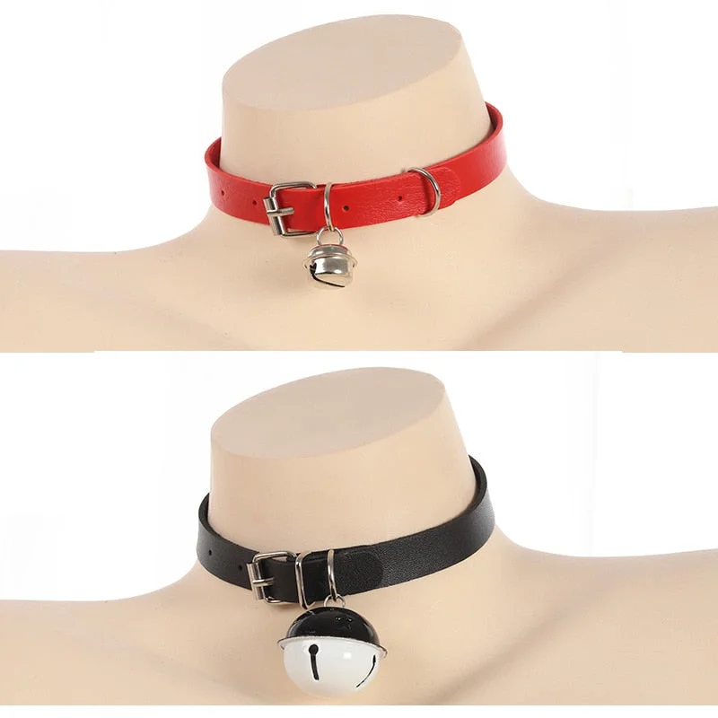 Sex Erotic Toys Accessories For Women Adult BDSM Bondage Games Cute Kawayi Collar With Bell Slave Cosplay Fetsih Necklace lolita