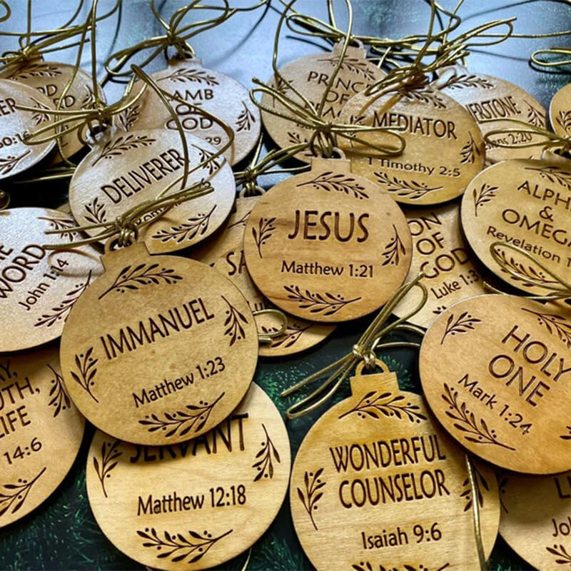 VigorDaily Names Of Jesus Ornaments