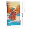 uk.everydayedeals (Limited Stock)Diamond Painting - Full Round - Dog in the Sunshine Snow(40*70cm)