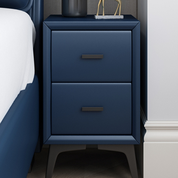 Nordic Simple Ins Leather Bedside Table