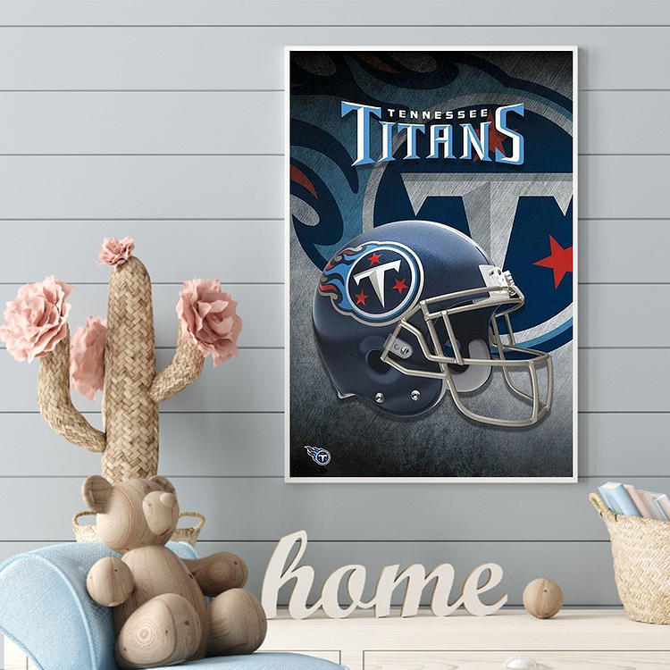 Full Round Drill Diamond Painting - Nfl Tennessee Titans - 35*50cm